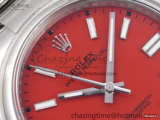 Edition Best 126000 41mm Steel Perpetual 1:1 904L VR3230 Red Clean Oyster Dial 0511